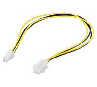 Wentronic cak s-11 p4 0.37m negro, amarillo - cable (0,37 m, black,yel