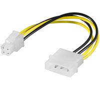 Wentronic cak s-13 5.25 > p4 plug - cable (0,16m, amarillo)