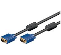 AK SVGA 105 HQ - Cable VGA de monitor de 15 clavijas, conector macho VGA de 5 m