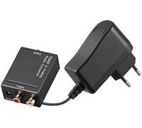 Wentronic - Conversor de Audio Digital a analógico (Entrada coaxial y Toslink, Adaptador de Corriente)
