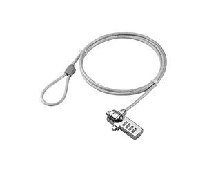 Wentronic Goobay 93038 - Cable de Seguridad para portátil, 1.5 m