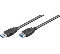 Wentronic Goobay 95726 Extensión de Cable Super USB 3.0 / Cable de extensión para Dispositivos con Puerto USB/transmisión de Datos 5 Gbit/s/Triple blindaje / 5m