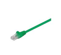 goobay 68338 CAT 5e Cable de Enlace, U/UTP, Verde, 0.5m Longitud del Cable