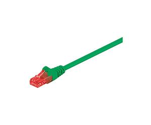 Wentronic Goobay Cat 6-050 UTP Green 0.5m Verde - Cable de Red (0,5 m, RJ-45, RJ-45, Verde)