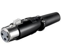 Wentronic goobay microphone jack 3pin negro - conector (3pin, negro, 1