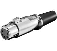 Wentronic goobay microphone jack 5pin negro - conector (5pin, negro, 1