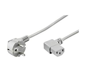 Wentronic Goobay NK 102 G-200 Gris 2m - Cable (2 m, Macho/Hembra, Gris)