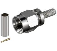 Wentronic goobay sma sg rg 174 bnc m acero inoxidable - conector (bnc