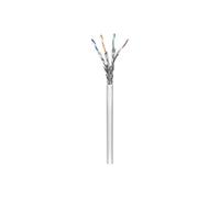 Wentronic IVS CAT 6 PATCH SSTP CCA - Cable de pares (4 x 2 x AWG27/7, cat. 6, flexibles, con apantallamiento) gris 100m