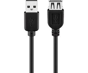 Wentronic Kabel USB 2.0 GOOBAY PRZEDŁUŻACZ Am/AF 1.8M USB 2.0 Czarny