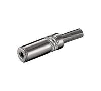 Wentronic KS 35 MK 3,5 mm Acero Inoxidable - Conector (Acero Inoxidable)