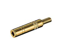 Wentronic KS 63 KG 6.35 Oro - Conector (Oro)