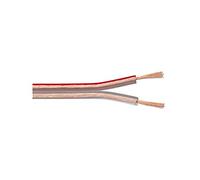 Wentronic LSK 2x2.5-25m 25m Transparente cable de audio - cables de audio (25 m, Transparente)