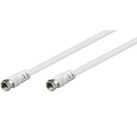 Wentronic Mercodan RG59, 10m - Cable coaxial (10m, RG59, RG59, 10 m, Hembra/Hembra, Blanco, 1 pieza(s))