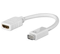 Wentronic MicroConnect Spain 51745 - Roseta para conectar una salida grafica Mini DVI a un monitor con conexion HDMI, color blanco