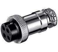 Wentronic Microphone Jack 4-Poles MK 4 Plata - Conector (Plata)