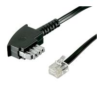Wentronic tel tae-n 300-3m - cable de red (3m, negro)