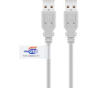 Wentronic usb 2.0, 5.0 m - cable usb (5.0 m, 2.0, usb a, usb a) gris