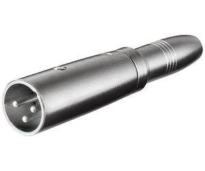 Wentronic xlr 004 3pin 6.35mm adaptador de cable - adaptador para cabl