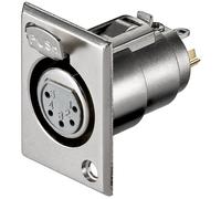 Wentronic XLR 187-5 G XLR FM 5 pin Acero inoxidable - Conector (Acero inoxidable)