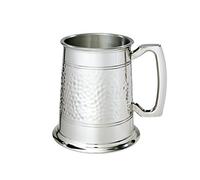Wentworth Pewter Semi-martillo 1 pinta lata lata jarra