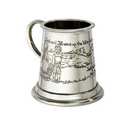 Wentworth - Taza de peltre con diseño de Jack and Jill