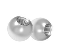 wenwendianzi 10/20 piezas 10mm M4 roscado K800 rodamientos de bolas de acero extremo de varilla for juntas magnéticas Reprap de impresora 3D(10Pcs)