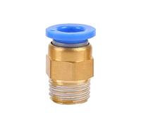 wenwendianzi 10 Uds conector de aire neumático PC 4mm 6mm 8mm 10mm 12mm rosca 1/4 "1/8" 3/8 1/2 manguera(6mm,1/4")