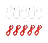 wenwendianzi 10 Uds Hotend 12V/24V 40W extrusora de calentador rojo 100K NTC 3950K termistor for piezas de impresora 3D 3 Pro(100K NTC and 24V 40W)