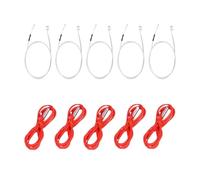 wenwendianzi 10 Uds Hotend 12V/24V 40W extrusora de calentador rojo 100K NTC 3950K termistor for piezas de impresora 3D 3 Pro(100K NTC and 12V 40W)