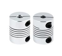 wenwendianzi 1pc D19L25 Coupler 4mm 5mm 6mm 6.35mm 8mm 10mm For Aluminum Z Axis CNC Stepper Motor Connector Of 3D Printer(5X8mm)