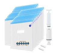 wenwendianzi 2-30 bolsas de almacenamiento bolsa de vacío impresora 3D PLA/ABS/PETG secador de filamento custodia resistente a la humedad(2 Bag With1 Pump)