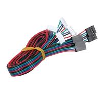 wenwendianzi 4 unids/lote 1M/2M 2,54 Línea 4pin a 6pin Cable conector de Motor paso a paso Nema17 Cable de Motor paso a paso(2M 4pcs)
