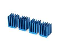 wenwendianzi 4 unids/lote piezas de impresora 3D módulo controlador de Motor paso a paso disipadores bloque de enfriamiento for unidad A4988 9 * 9 * 12mm azul(Type A)