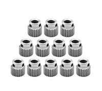 wenwendianzi 5/10 Uds MK8 engranaje 36 dientes diámetro de acero inoxidable 5MM MK8 extrusora Motor paso a paso polea rueda de extrusión MK7 for piezas de impresoras 3D(10pcs 26 Teeth)