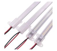 wenwendianzi Barra de luces LED de 220V, 2835 de alto brillo, 72LEDs/m, 30/40/50cm, tira rígida de luces LED de tubo de aluminio for iluminación debajo del gabinete y la cocina(2PCS 30CM,Warm White 30