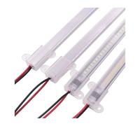 wenwendianzi Barra De Luces LED De 220V, 2835 De Alto Brillo, 72LEDs/m, 30/40/50cm, Tira Rígida De Luces LED De Tubo De Aluminio For Iluminación Debajo Del Gabinete Y La Cocina(1PCS 50CM,Cold White 60