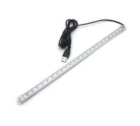 wenwendianzi Barra de luz LED USB de 10CM, 20CM, 35CM, 40CM, 50CM, 5V, SMD 5630, Tira rígida de luz Dura con Interruptor de Encendido/Apagado, luz for Armario de Cocina(Warm White,10CM Clear Cover)