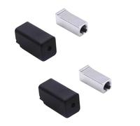 wenwendianzi Bloque de aluminio adhesivo negro. El kit es adecuado for el extremo caliente y la extrusora de impresoras 3D de la serie X3/X4.(2 sets)