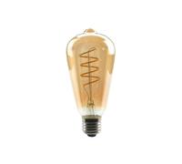 wenwendianzi Bombilla LED Dorada A60 ST64 G80 G95 G125 E27 220 V, filamento Regulable cálido(ST64 220V)