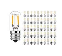 wenwendianzi Bombillas LED Retro E17, 110 V, T20, 2 W, Regulables, tubulares, Tipo ampolla, lámpara de Sal, luz de Lava, Bombilla de filamento LED de Repuesto