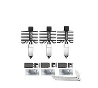 wenwendianzi Boquilla P1S de acero endurecido con extremo caliente integrado for impresora 3D Lab P1S P1P X1C X1 Carbon(0.2 0.4 0.6)