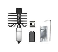 wenwendianzi Boquilla P1S de acero endurecido con extremo caliente integrado for impresora 3D Lab P1S P1P X1C X1 Carbon(0.4mm)