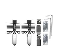 wenwendianzi Boquilla P1S de acero endurecido con extremo caliente integrado for impresora 3D Lab P1S P1P X1C X1 Carbon(0.6 0.8)