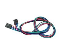 wenwendianzi Cable hembra a hembra de 2/3 pines/4 pines, 70cm, Cable de impresora 3D, Terminal de cabezal, Cable de puente, línea de doble cabezal, 1/5 Uds.(4-pin,5pcs)