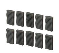 wenwendianzi Cepillo de boquilla de silicona, adición de 4 boquillas, cepillo de limpieza, limpieza del cabezal de la impresora, piezas de impresora 3D(10 PCS)