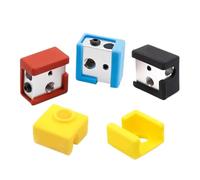 wenwendianzi Funda protectora de silicona for impresora 3D MK8, funda de calcetines for Ender 3 CR10 S4 S5 A8 MK7/MK8/MK9, bloque extrusor Hotend, 1/5/10 Uds.(Blue sock,10pcs)