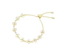 wenwendianzi Gold Butterfly Petals Adjustable Necklace Bracelet Pendant Earrings(Bracelet)