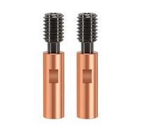 wenwendianzi Kit de disipador térmico V6, bimetálico de aleación de titanio for KP3S KP3S Pro S1 KP5L, accesorios de piezas de impresora 3D(2x Bimetal Heatbreak)