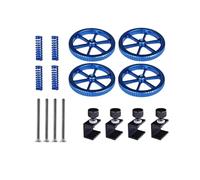 wenwendianzi Kit de nivelación de cama de impresora 3D con resortes y clips mejorados for Ender 3/V2/Pro/Ender 3 S1/Pro/Plus/Ender 3 Neo/Max Neo(Blue Level Knob Kit)